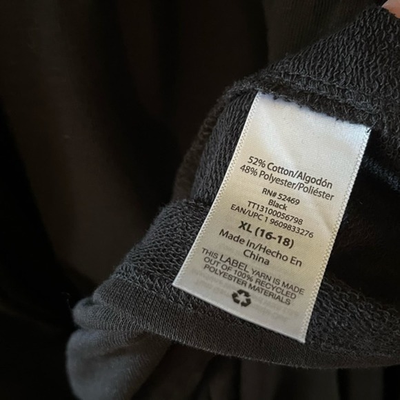 Time and Tru Black‎ Tiered Long Sleeve Dress Size Small - Picture 12 of 13